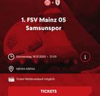 Tickets UEFA conference league Mainz05 - Samsunspor, Tickets en Kaartjes, Drie personen of meer