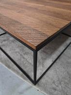 Linteloo Log salontafel Roderick Vos 140x140cm, Zo goed als nieuw, Minder dan 50 cm, Rechthoekig, 50 tot 100 cm