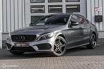 Mercedes C-Klasse C200 AMG 184PK PANO BURMESTER LEER NIGHT, Automaat, Achterwielaandrijving, Gebruikt, Zwart