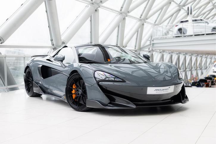 McLaren 600LT Spider 3.8 V8 | Senna Seats | Chicane Grey | N, Auto's, McLaren, Bedrijf, Te koop, 600LT, ABS, Achteruitrijcamera