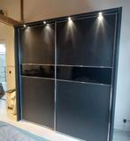 Mooie Schuifdeurkast, Ophalen, 200 cm of meer, Glas, 150 tot 200 cm