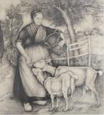 Alida Hendriks – originele potloodtekening -, Ophalen