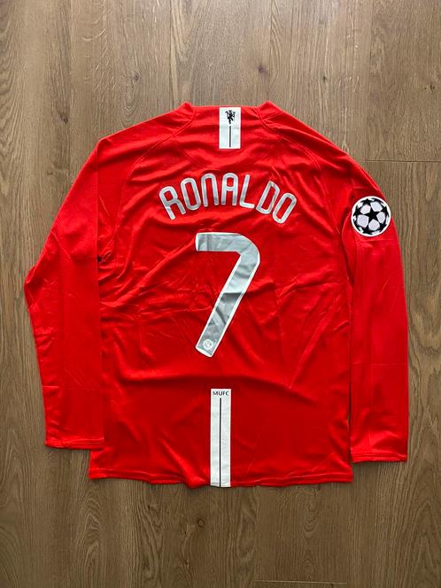 FC Manchester United Retro Voetbalshirt 07/08 #Ronaldo (M), Verzamelen, Sportartikelen en Voetbal, Zo goed als nieuw, Shirt, Buitenlandse clubs