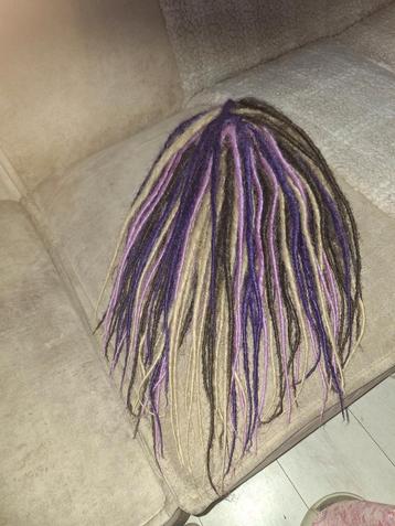 Dreads op klem - Paars, Blond & Zwart beschikbaar voor biedingen