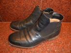 think zwarte heren enkel schoen maat 42, Zwart, Overige typen, Ophalen of Verzenden, Gedragen