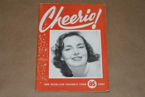 Magazine Cheerio - Filmsterren modellen e.d. - Ca 1955 !!, Boeken, Tijdschriften en Kranten, Gelezen, Ophalen