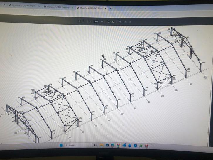 Nieuwe spanten!!! Constructie, stal, Doe-het-zelf en Verbouw, Metalen, Nieuw, Ophalen of Verzenden