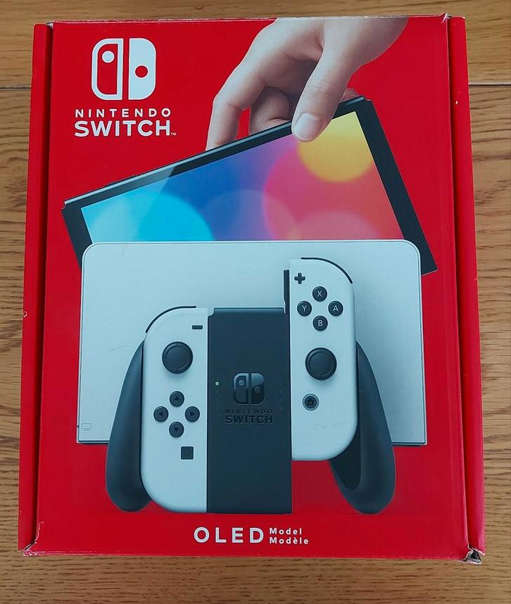 Nintendo Switch Oled gebruikt met doos 100% compleet., Spelcomputers en Games, Spelcomputers | Nintendo Switch, Gebruikt, Switch OLED