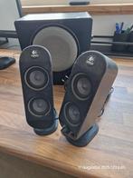 Logitech X-230 speakerset / boxen voor computer of laptop, Ophalen of Verzenden, Gebruikt, Audiokanaal 2.1, Logitech, Creative