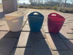 Leuke Elho bloempotjes, Tuin en Terras, Bloempotten, Kunststof, Gebruikt, Rond, Ophalen of Verzenden
