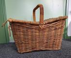 Rieten hengselmand met kleppen, Huis en Inrichting, Ophalen, Zo goed als nieuw, Rechthoekig, Riet