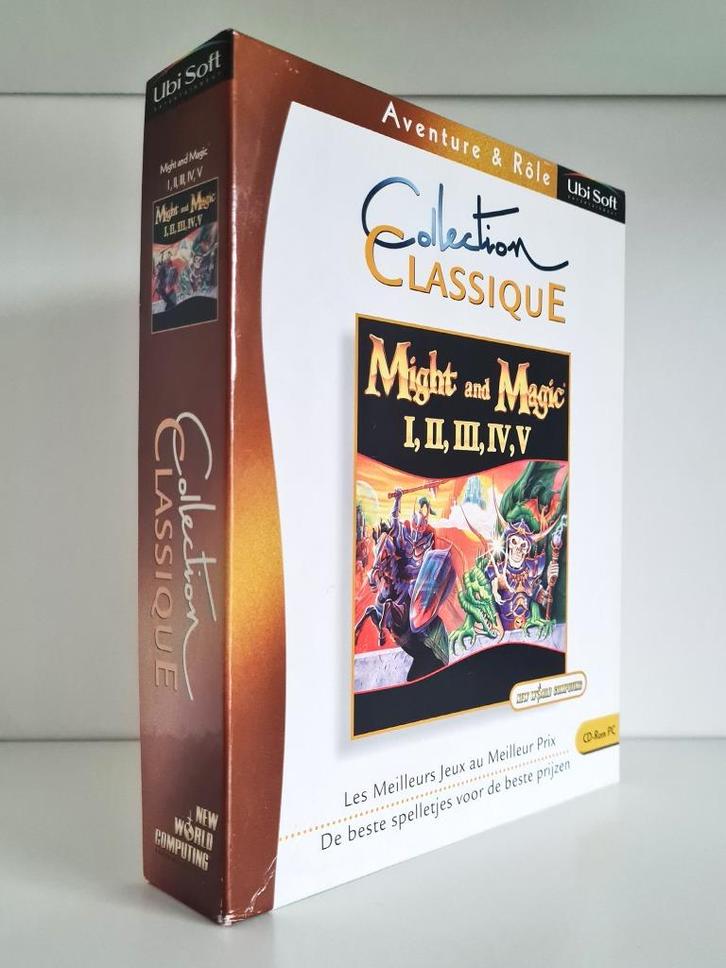 Might and Magic I, II, III, IV, V - PC Big Box, Spelcomputers en Games, Games | Pc, Zo goed als nieuw, Role Playing Game (Rpg)