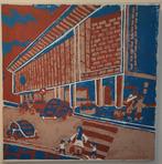 2 linoleum werken Eindhoven station Catharinakerk zeer mooi, Ophalen of Verzenden