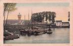 Tiel - Oude haven met boten en watertoren (1925), Ophalen of Verzenden, 1920 tot 1940, Gelopen, Gelderland