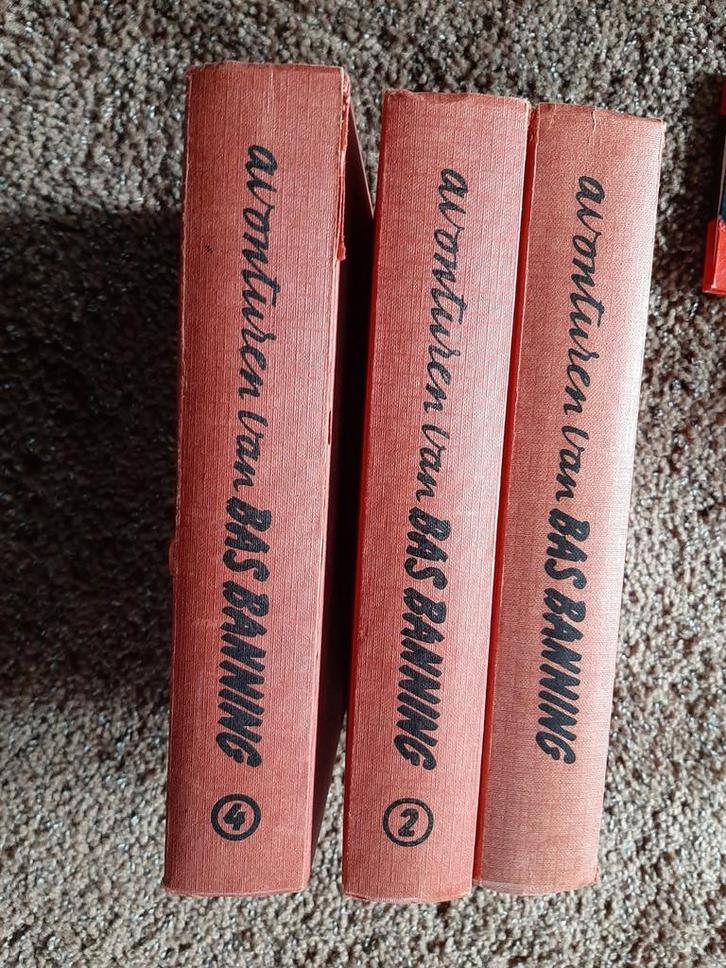 Vintage Bas Banning Boeken - Set van 3, Boeken, Kinderboeken | Jeugd | onder 10 jaar, Ophalen of Verzenden