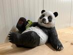 Groot pandabeer liggend met bamboe, Ophalen, Nieuw, Dierenbeeld