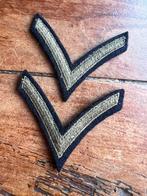 WO2 Amerikaans setje private rang strepen uniform rank, Amerika, Verzenden, Embleem of Badge