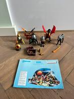 Playmobil 5493 advent ridders draken schat paard, Ophalen of Verzenden, Zo goed als nieuw, Complete set