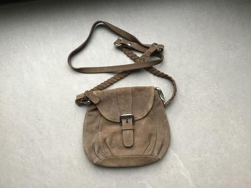 Klein leren tasje van Monck, Sieraden, Tassen en Uiterlijk, Tassen | Damestassen, Zo goed als nieuw, Schoudertasje, Bruin, Ophalen of Verzenden