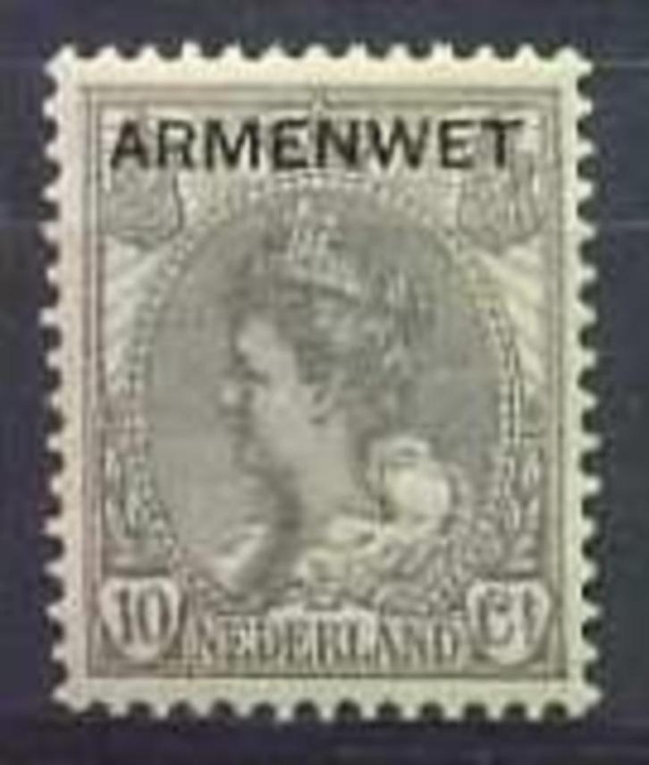 Nederland Dienst 7 ongebruikt Armenwet 1913, Postzegels en Munten, Postzegels | Nederland, Postfris, T/m 1940, Verzenden