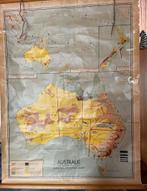 Oude Schoolplaat.van Australië, Antiek en Kunst, Ophalen of Verzenden, Aardrijkskunde