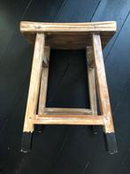 Design kruk, HK living, mooie staat, of als bijzettafel !!!, Ophalen of Verzenden, Zo goed als nieuw, Hout