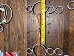 Pessoa bit 2 ringen 14 cm, Dieren en Toebehoren, Paarden en Pony's | Hoofdstellen en Tuigage, Ophalen of Verzenden, Gebruikt