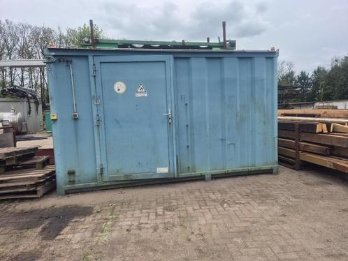 Milieu container - Brandwerend - Chemicaliën, Tuin en Terras, Tuinhuizen, Gebruikt, Overige typen, Metaal, 250 tot 500 cm, 200 tot 400 cm