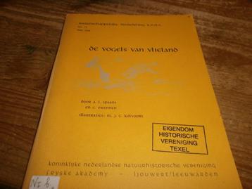 de vogels van vlieland KNNV veel info en afb 1968 beschikbaar voor biedingen