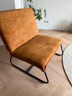 Moderne fauteuil met velours bekleding, Huis en Inrichting, Fauteuils, Minder dan 75 cm, Ophalen of Verzenden, Zo goed als nieuw