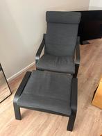 Relax stoel met voetenbankje, Huis en Inrichting, Stoelen, Ophalen, Gebruikt, Eén, Stof