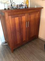 Kersenhouten kast met deuren - 130x65x120 cm, Gebruikt, 100 tot 150 cm, Ophalen of Verzenden, Kersenhout