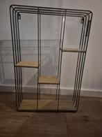 Wandrek metaal en hout, Huis en Inrichting, Woonaccessoires | Wandplanken en Boekenplanken, Ophalen, Nieuw