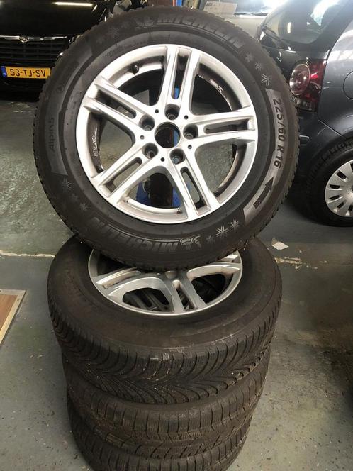 MICHELIN/CONTINENTAL banden + sportvelgen 225/60R16, Auto-onderdelen, Banden en Velgen, Banden en Velgen, Winterbanden, 16 inch