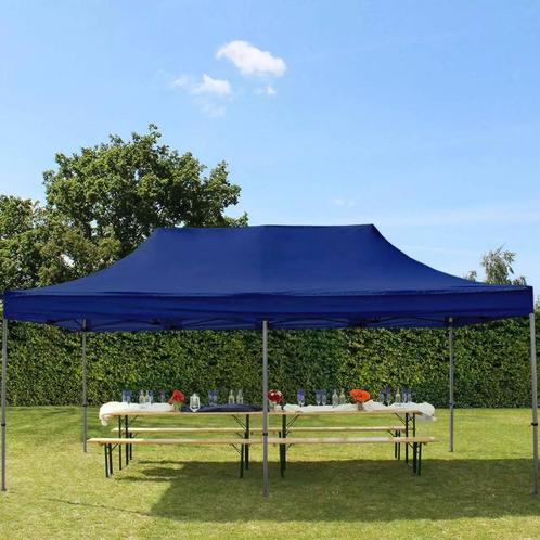 Professional Partytent Vouwtent Met Panoramavieuw 3x6m Creme, Tuin en Terras, Partytenten, Nieuw, Partytent, Opvouwbaar, Ophalen of Verzenden