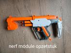 Nerf module opzet stuk met pijltjes, Kinderen en Baby's, Speelgoed | Buiten | Actiespeelgoed, Ophalen of Verzenden, Zo goed als nieuw