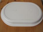 Mooie Tupperware schaal met deksel en serveerschaal., Ophalen of Verzenden, Zo goed als nieuw, Crème, Schaal