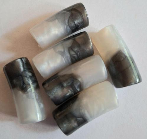 Grote acryl buis vorm kralen 30x13mm, Hobby en Vrije tijd, Kralen en Sieraden maken, Nieuw, Kraal, Verzenden