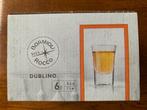 6 Borrel Glaasjes "Bormioli Rocco Dublino" Nieuw in Doos, Ophalen of Verzenden, Nieuw, Bierglas