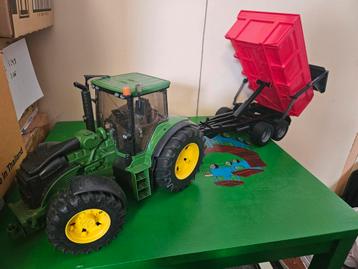 Bruder John Deere Tractor Trekker met kipper - lage prijs! beschikbaar voor biedingen