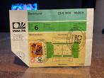 Toegangsbewijs WK 1974 Nederland- Bulgarije 4 - 1, Ophalen of Verzenden, Zo goed als nieuw, Buitenlandse clubs, Overige typen