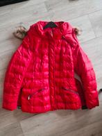 Esprit/EDC winterjas dieprood XL bontkraag, Kleding | Dames, Wintersportkleding, Maat 46/48 (XL) of groter, Ophalen of Verzenden