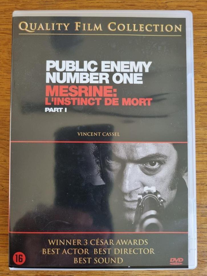 Mesrine: L'instinct de mort | Jean-Francois Richet, Cd's en Dvd's, Dvd's | Thrillers en Misdaad, Zo goed als nieuw, Maffia en Misdaad