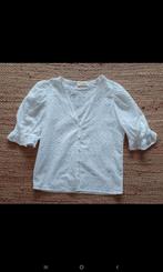 Broderie blousje,m, Kleding | Dames, Ophalen of Verzenden, Zo goed als nieuw, Maat 38/40 (M), Wit
