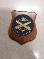 Schildje 101 AMA, Ophalen of Verzenden, Landmacht, Nederland, Embleem of Badge