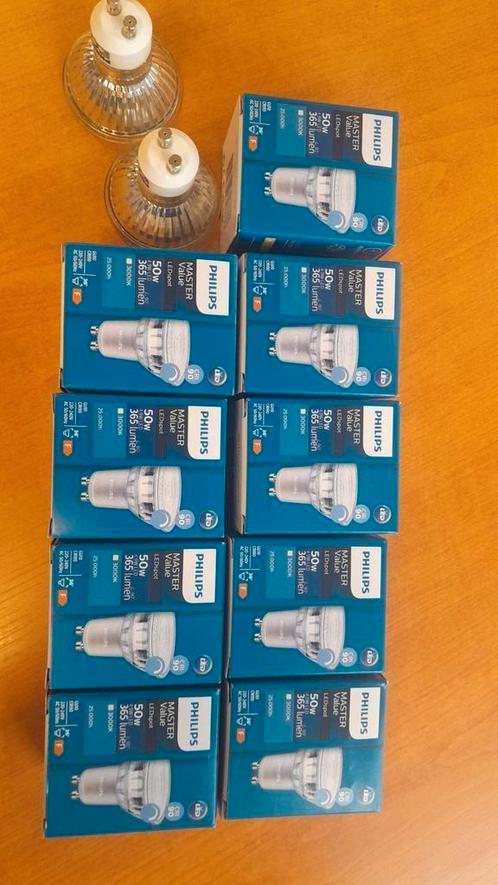 11x philips master value ledspot 50w 365 lumen 3000k, Huis en Inrichting, Lampen | Plafondlampen, Nieuw, Ophalen of Verzenden
