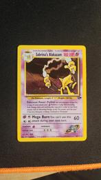 Sabrina's Alakazam Pokémon Gym Challenge holo vintage wotc, Ophalen of Verzenden, Zo goed als nieuw, Losse kaart