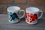 Vintage Arcopal Knorr mokken (2), Overige materialen, Gebruikt, Ophalen of Verzenden, Nvt