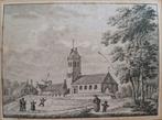 37 / Baard in Friesland langs de terp Kopergravure ca 1790, Ophalen of Verzenden