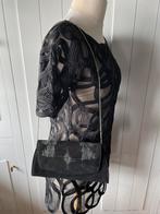 Suède clutch, Sieraden, Tassen en Uiterlijk, Tassen | Damestassen, Ophalen of Verzenden, Zo goed als nieuw, Avondtasje